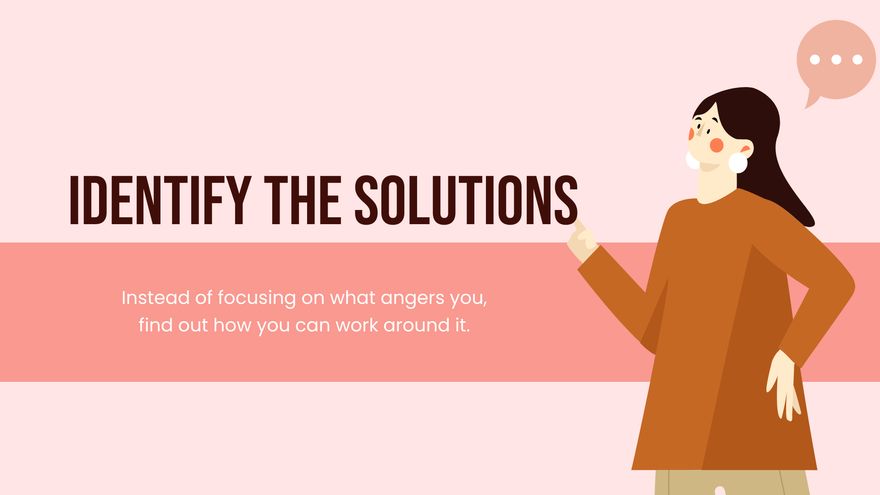 Free Anger Therapy Center Presentation Template to Edit Online