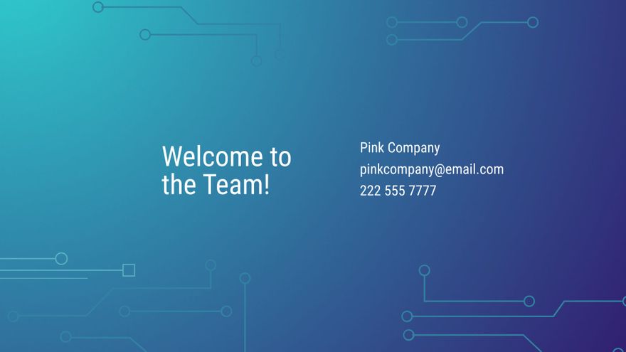 Free Tech Company Onboarding Presentation Template to Edit Online