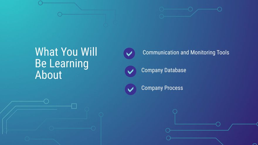 Free Tech Company Onboarding Presentation Template to Edit Online