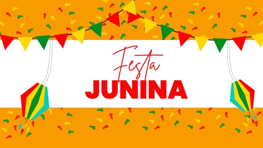 Festa Junina Banner Background