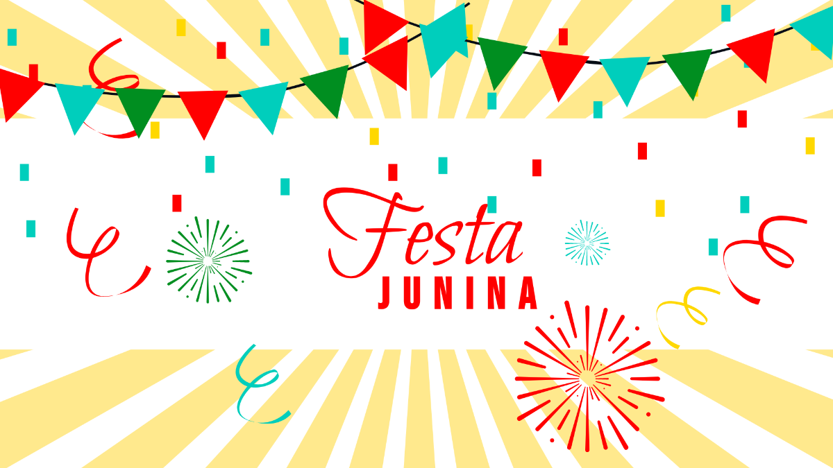 Festa Junina Design Background Template