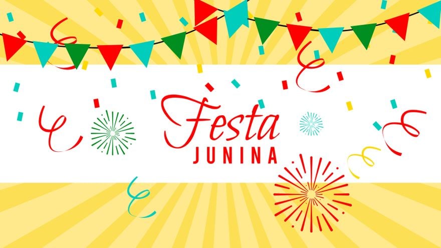Festa Junina Design Background in PDF, Illustrator, PSD, EPS, SVG, JPG, PNG