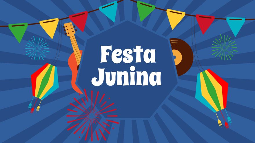 Free Festa Junina Day Background in PDF, Illustrator, PSD, EPS, SVG, JPG, PNG