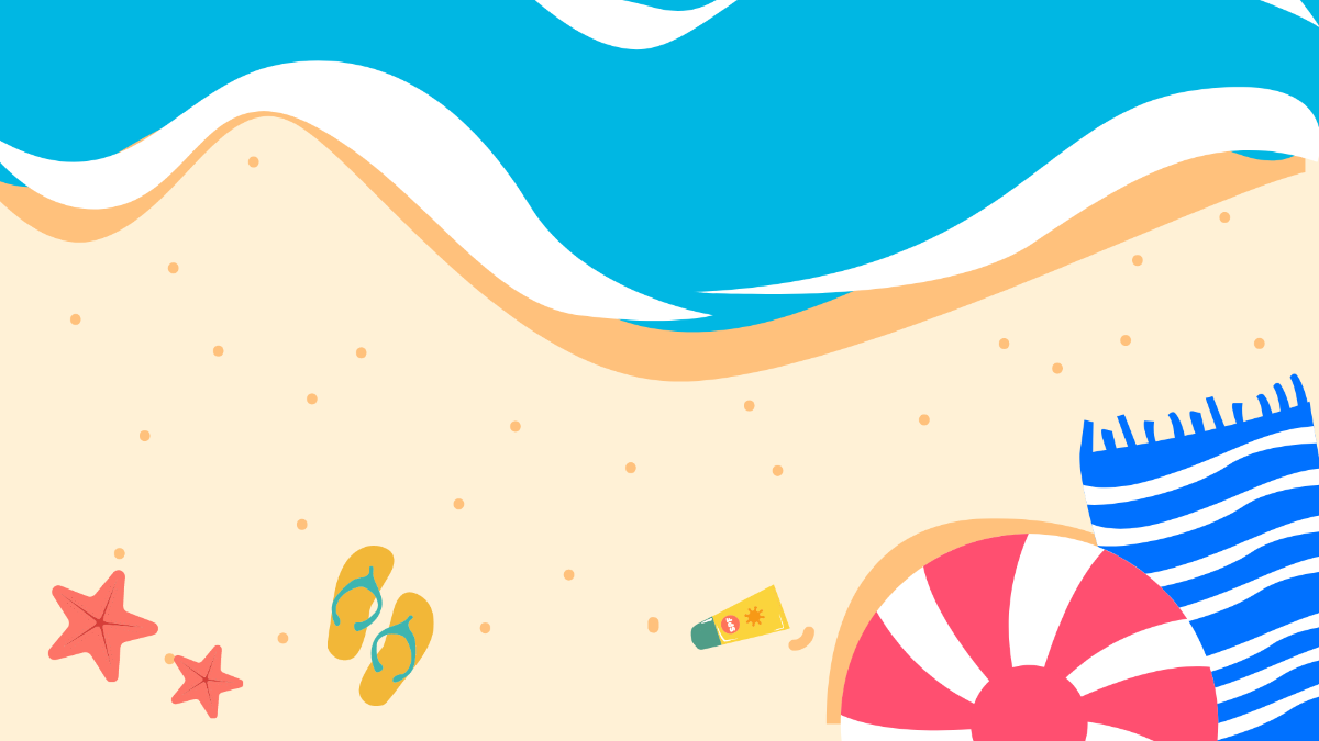 First Day of Summer Image Background Template
