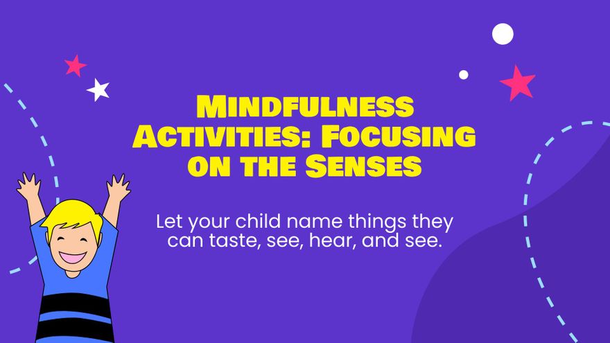 Free Mindfulness For Children Presentation Template to Edit Online