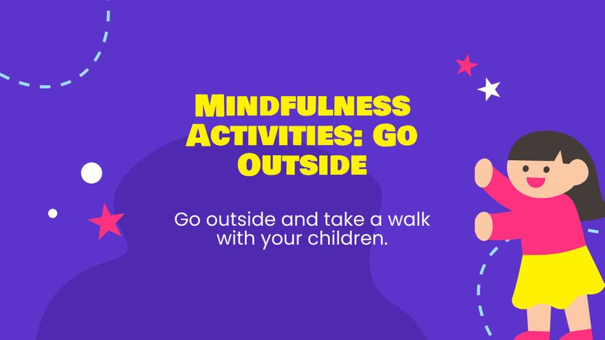 Free Mindfulness For Children Presentation Template to Edit Online