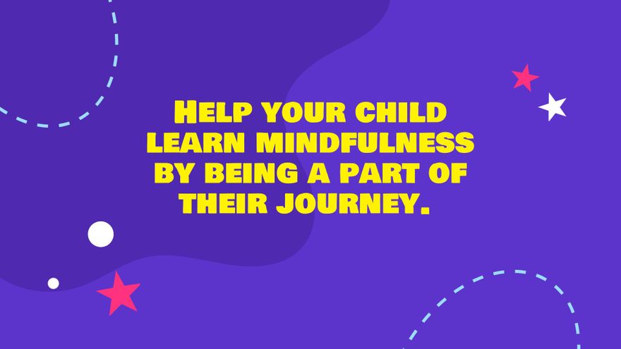 Free Mindfulness For Children Presentation Template to Edit Online