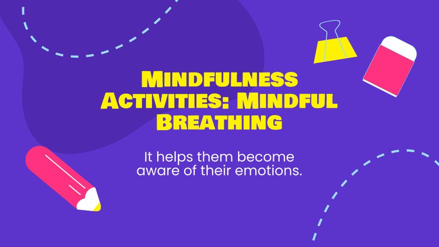 Free Mindfulness For Children Presentation Template to Edit Online