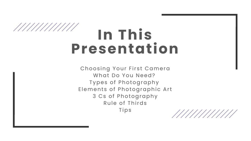 Photography Presentation