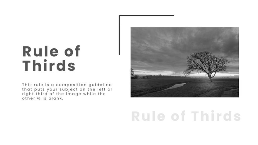 Free Photography Presentation Template to Edit Online