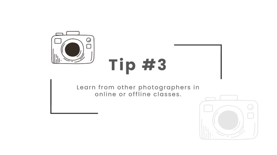 Free Photography Presentation Template to Edit Online