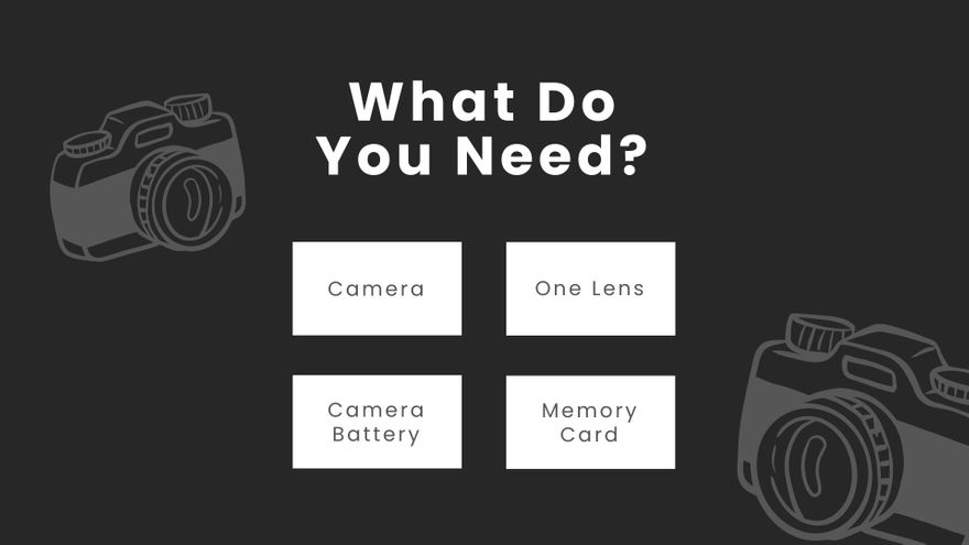 Free Photography Presentation Template to Edit Online