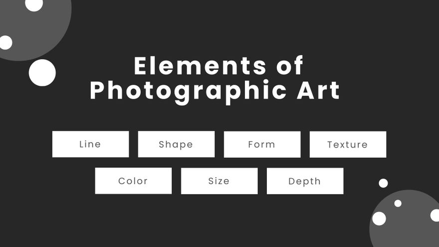 Free Photography Presentation Template to Edit Online