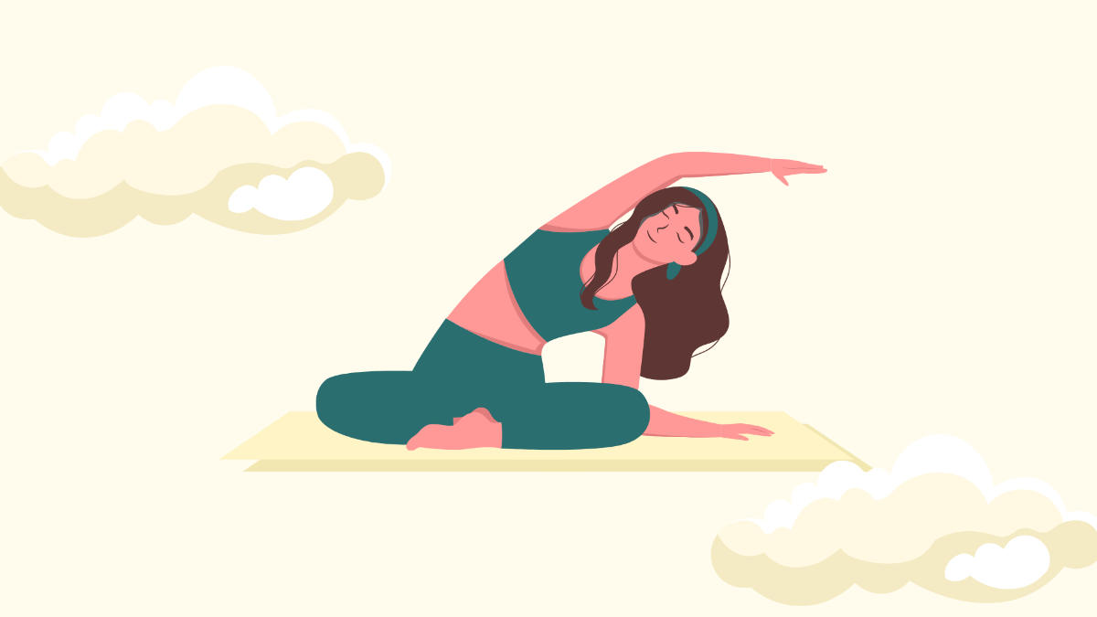 International Yoga Day Vector Background Template