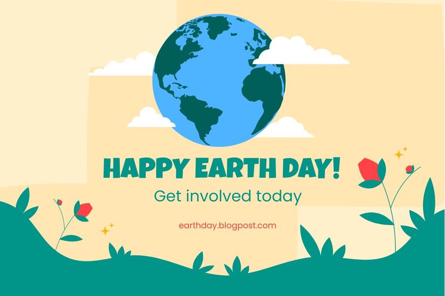 Free Earth Day Blog Banner Template to Edit Online Free Earth Day Blog Banner Template to Edit Online