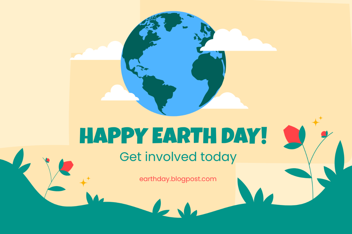 Earth Day Blog Banner Template