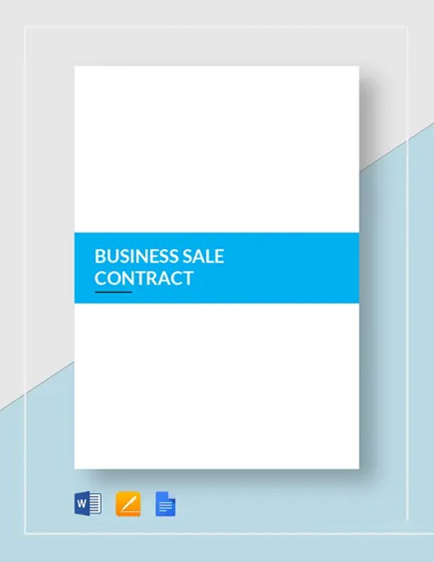 Business Sale Contract Template