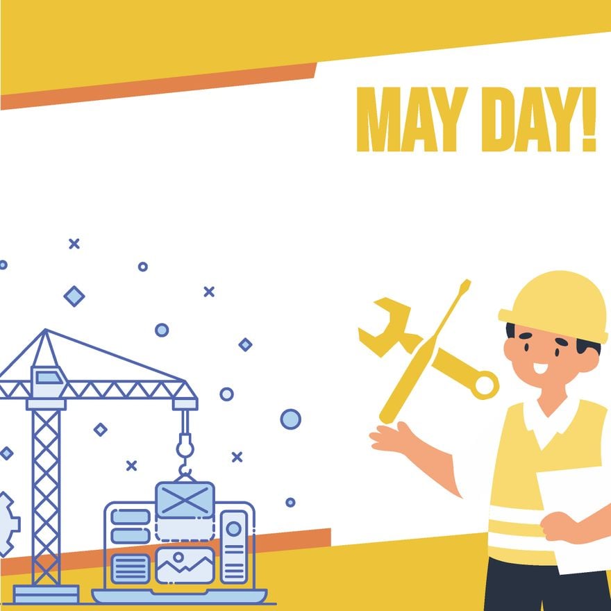 Free May Day Border Vector in Illustrator, PSD, EPS, SVG, JPG, PNG