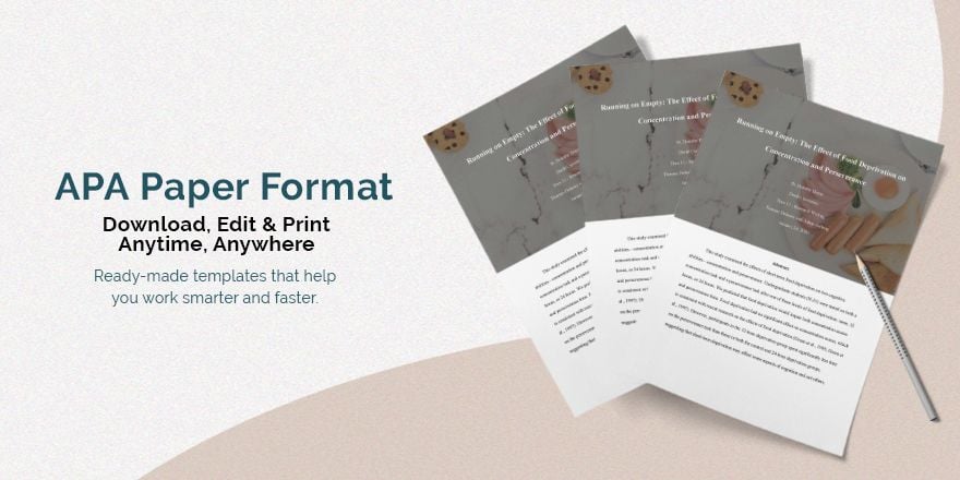 APA Paper Format Template
