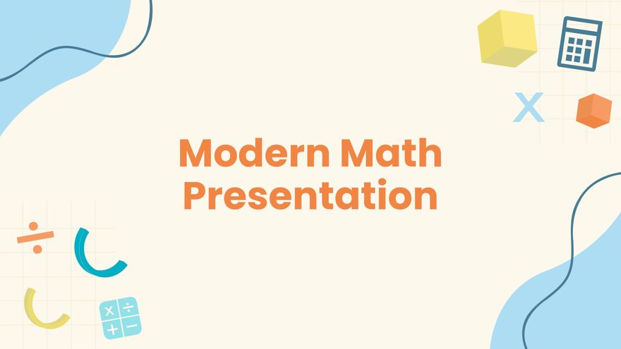 what is a presentation in math