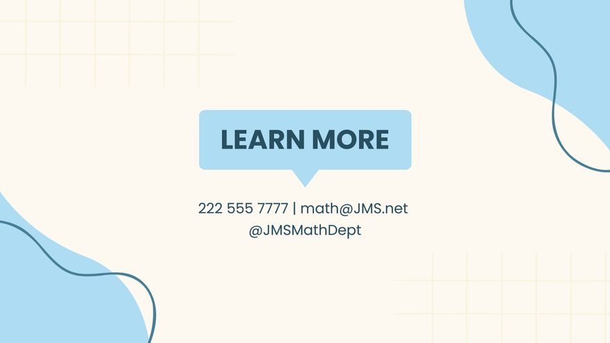 Free Modern Math Presentation Template to Edit Online