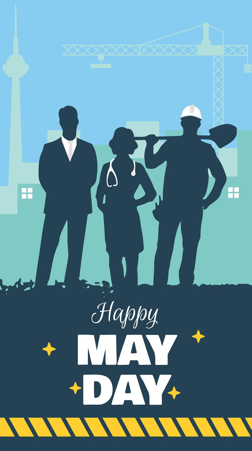 Free May Day iPhone Background in PDF, Illustrator, PSD, EPS, SVG, JPG, PNG