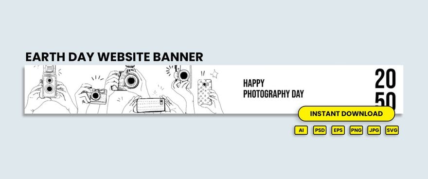 World Photography Day Website Banner