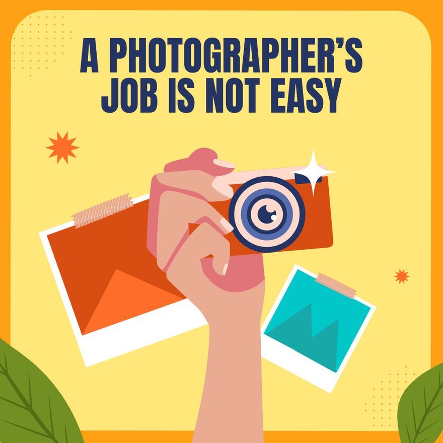 Free World Photography Day Instagram Post Template to Edit Online