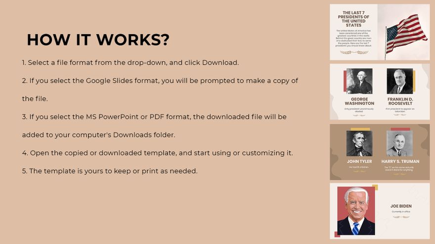 Free Cool History Presentation Template to Edit Online
