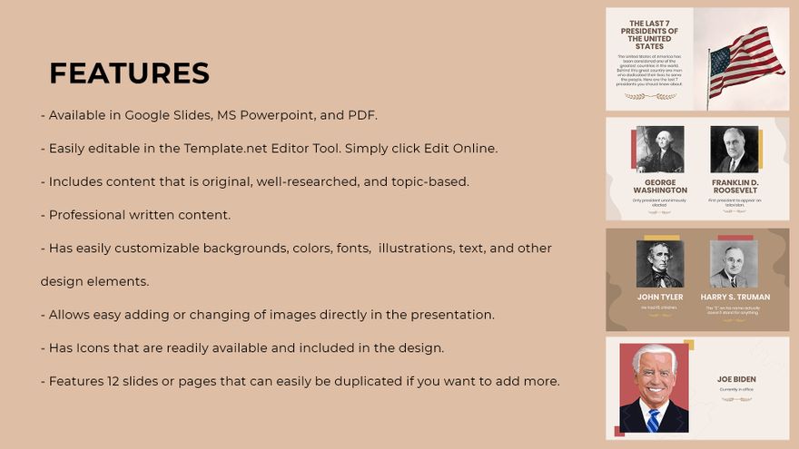 Free Cool History Presentation Template to Edit Online