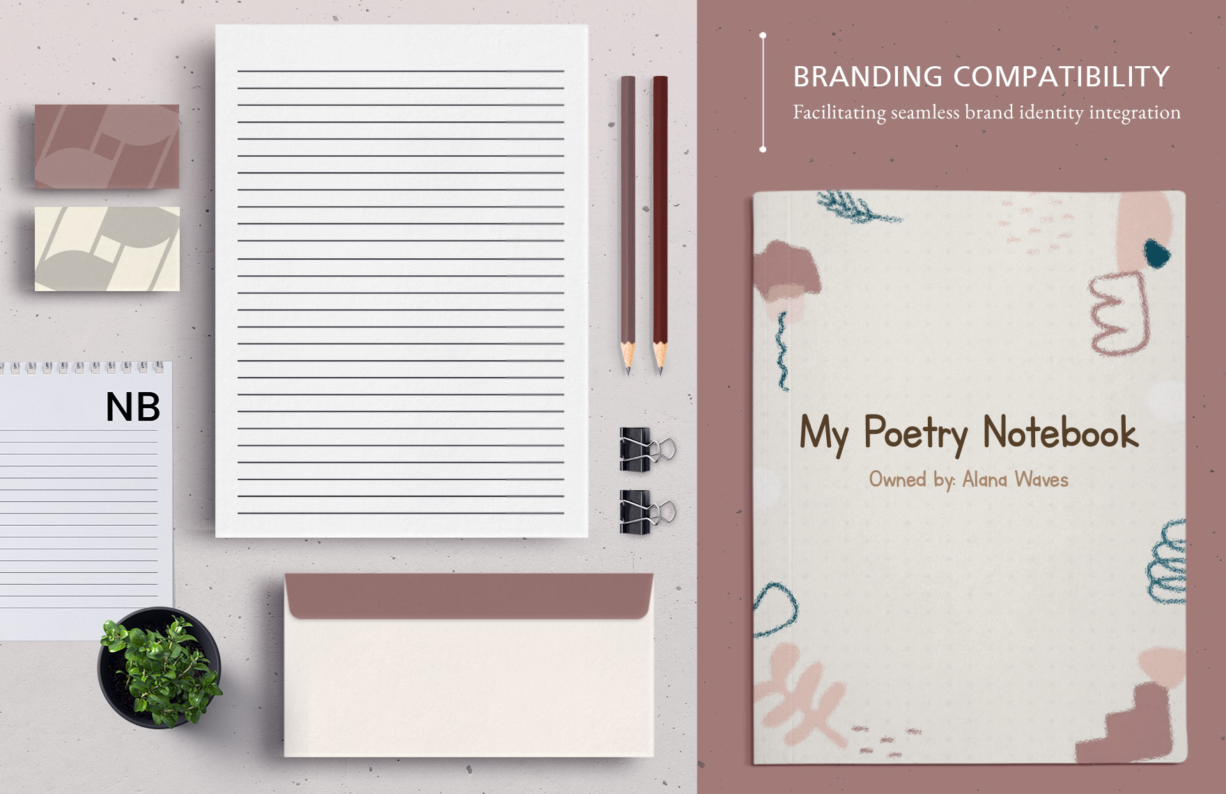 Poetry Notebook Template