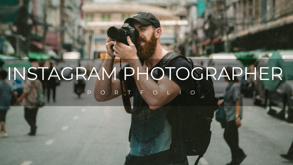 Instagram Photographer Portfolio Presentation Template