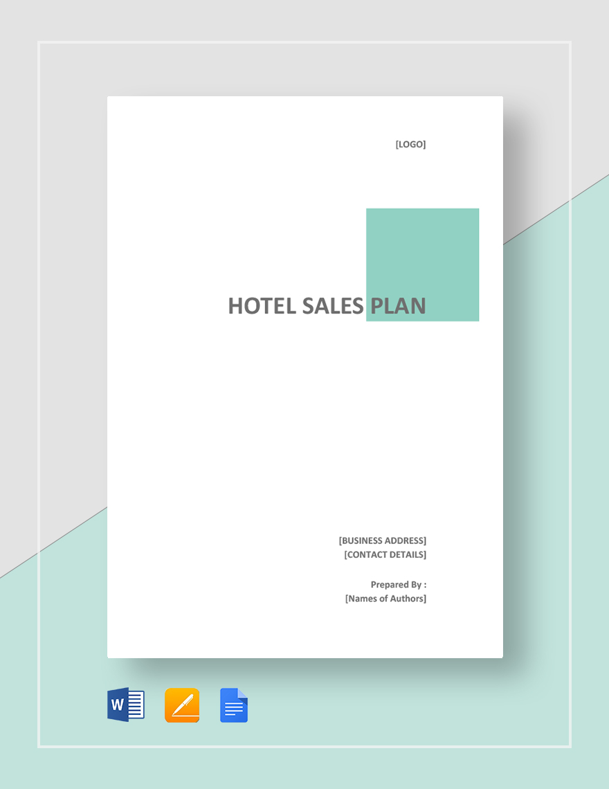 Hotel Sales Plan Template