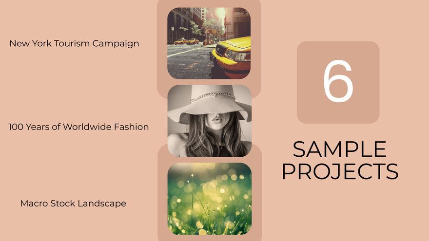 Free Stock Photographer Portfolio Presentation Template to Edit Online Free Stock Photographer Portfolio Presentation Template to Edit Online