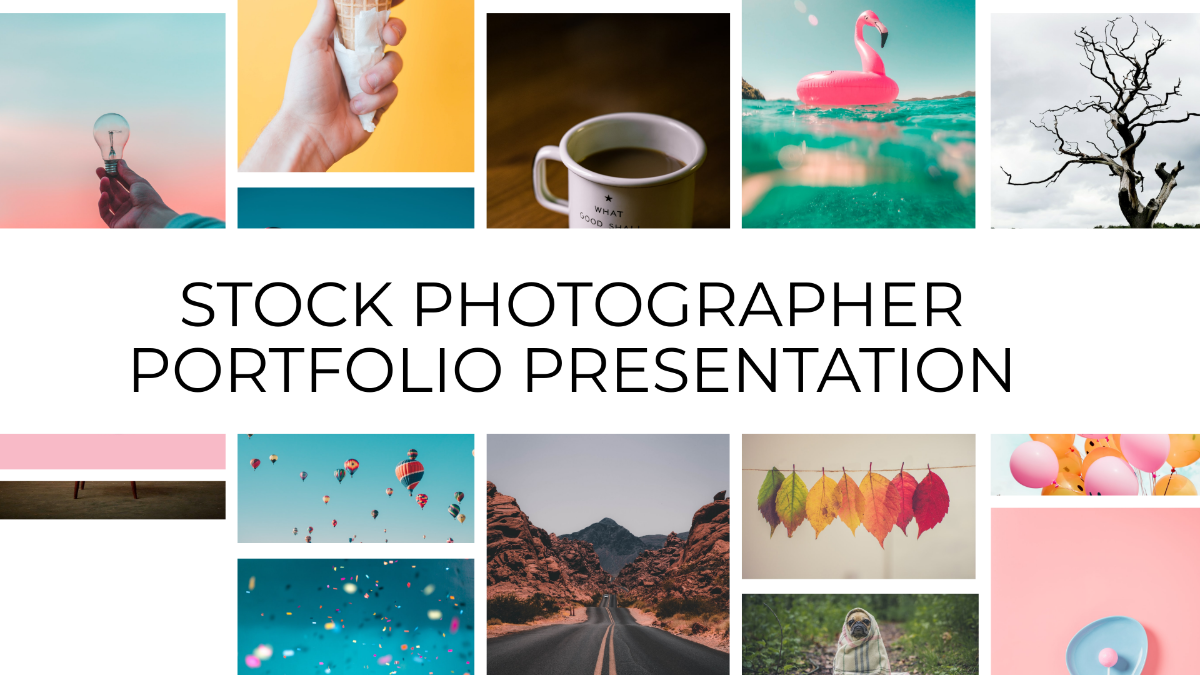 Stock Photographer Portfolio Presentation Template