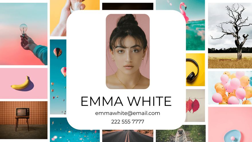 Free Stock Photographer Portfolio Presentation Template to Edit Online Free Stock Photographer Portfolio Presentation Template to Edit Online