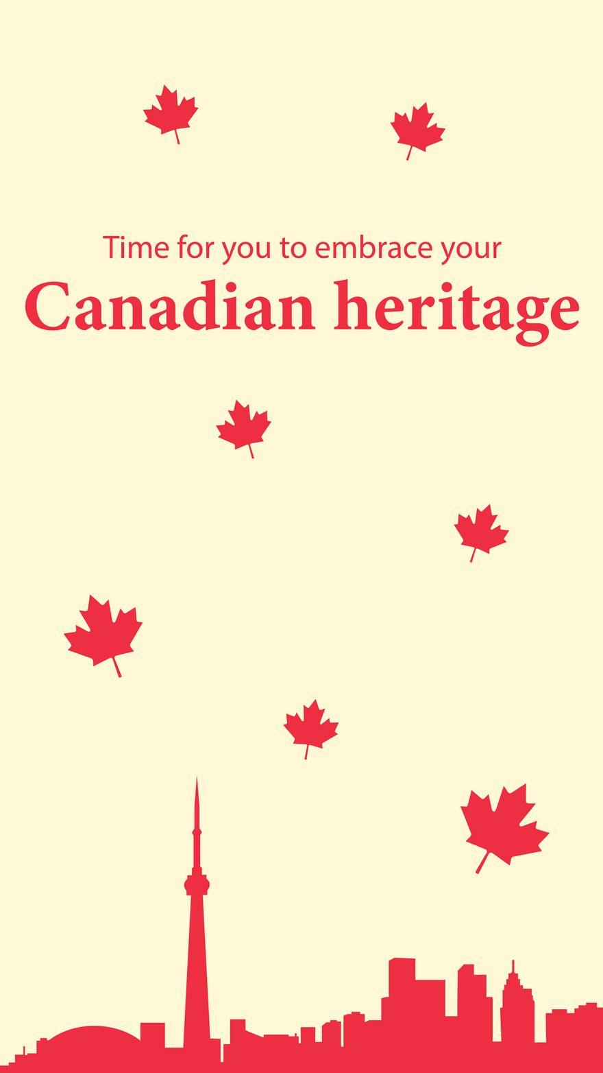 Free Canada Day Greeting Card Background