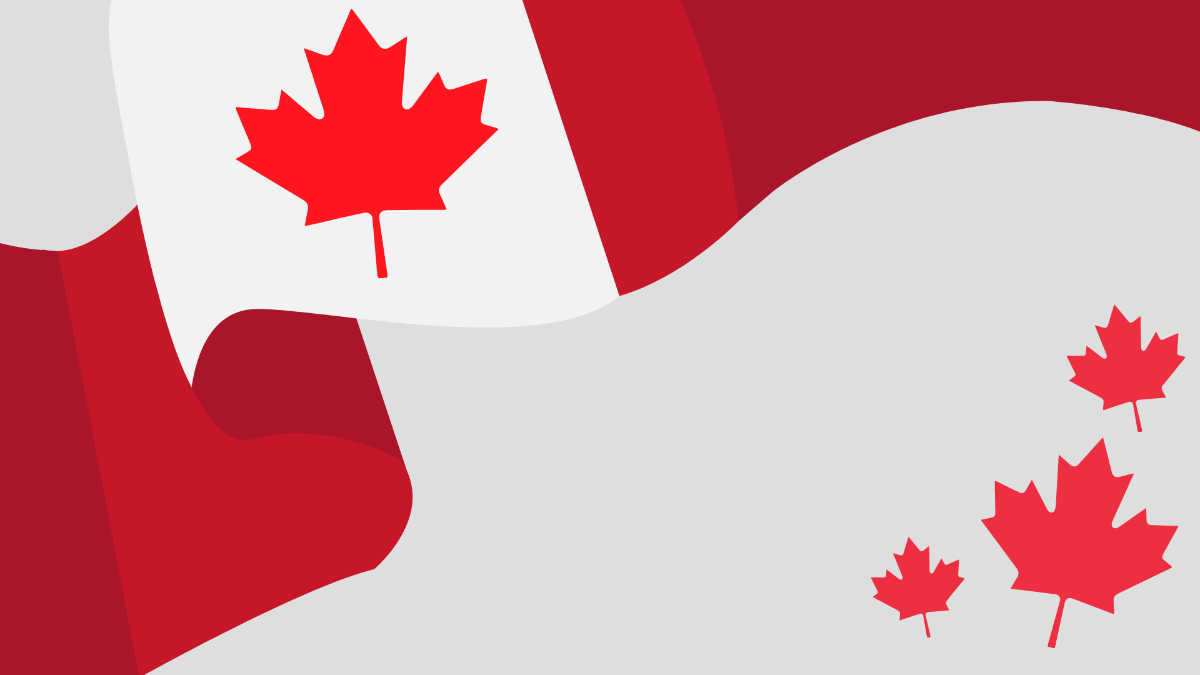 High Resolution Canada Day Background Template