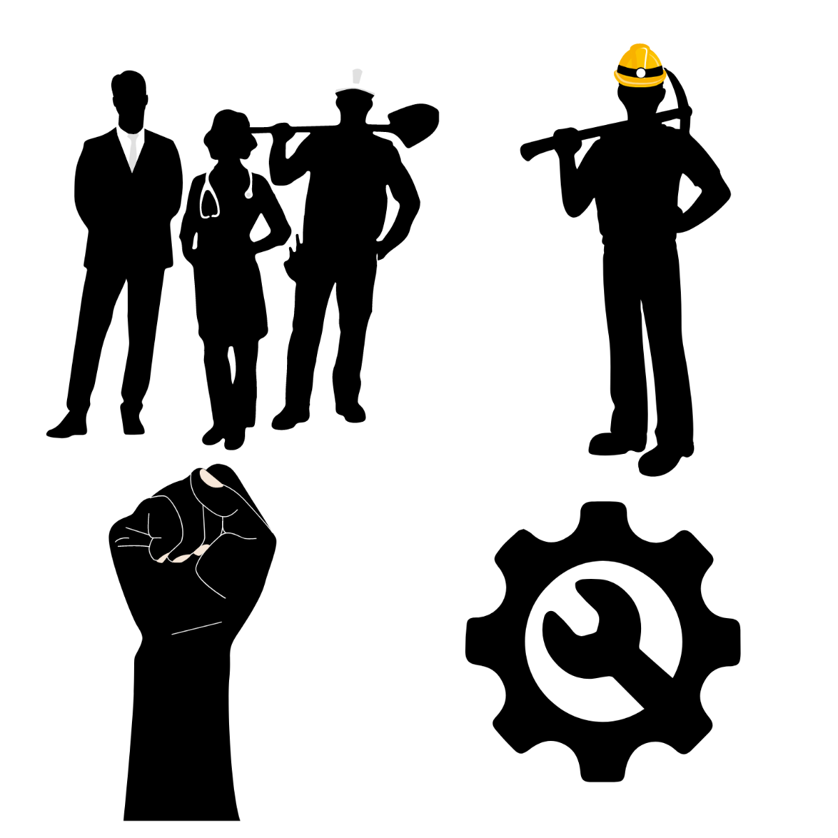 May Day Symbol Vector Template