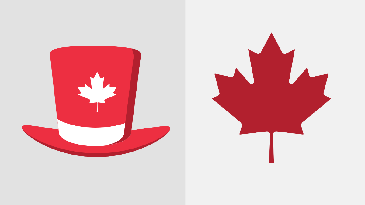 Canada Day Vector Background Template