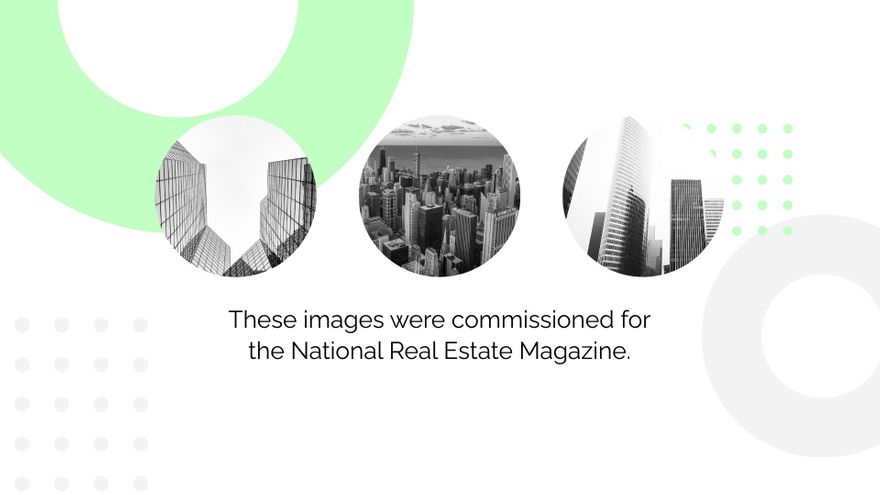 Free Real Estate Photographer Portfolio Presentation Template to Edit Online