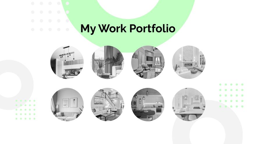 Free Real Estate Photographer Portfolio Presentation Template to Edit Online