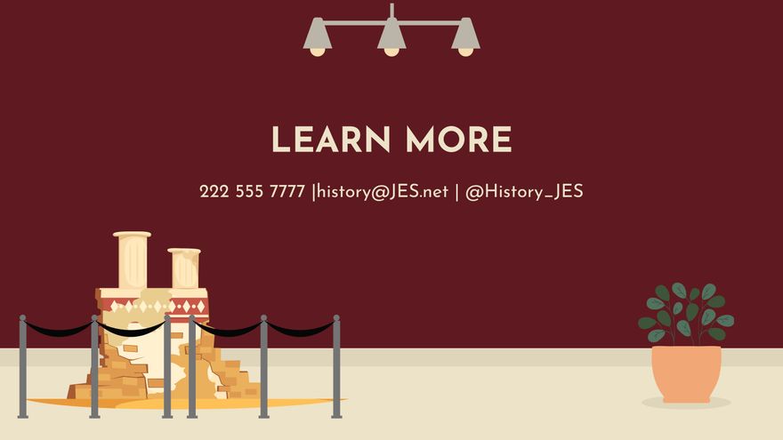Free Pretty History Presentation Template to Edit Online