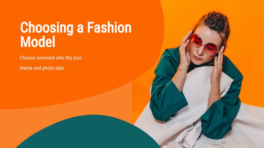 Free Fashion Photography Presentation Template to Edit Online
