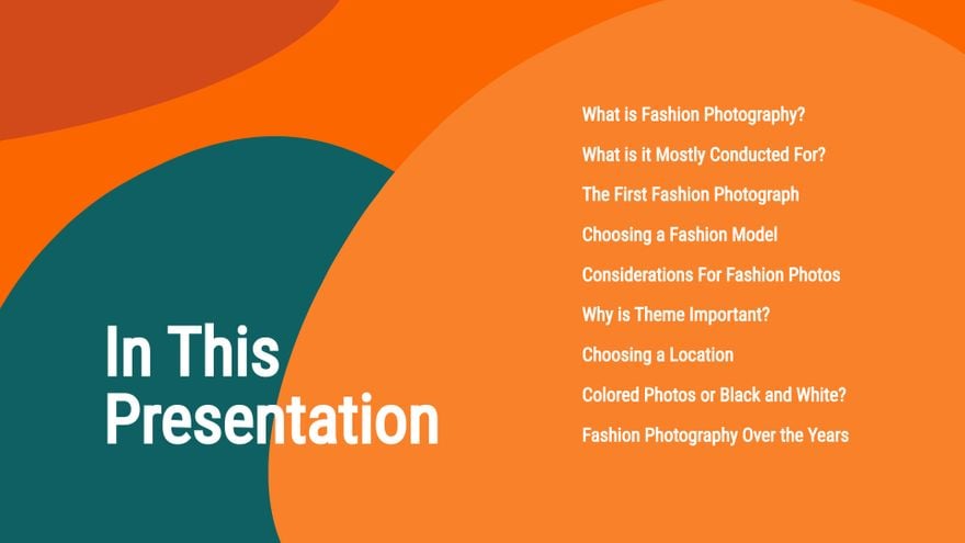 Fashion Photography Presentation