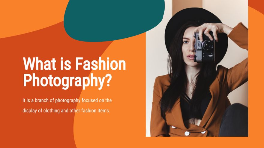 Free Fashion Photography Presentation Template to Edit Online