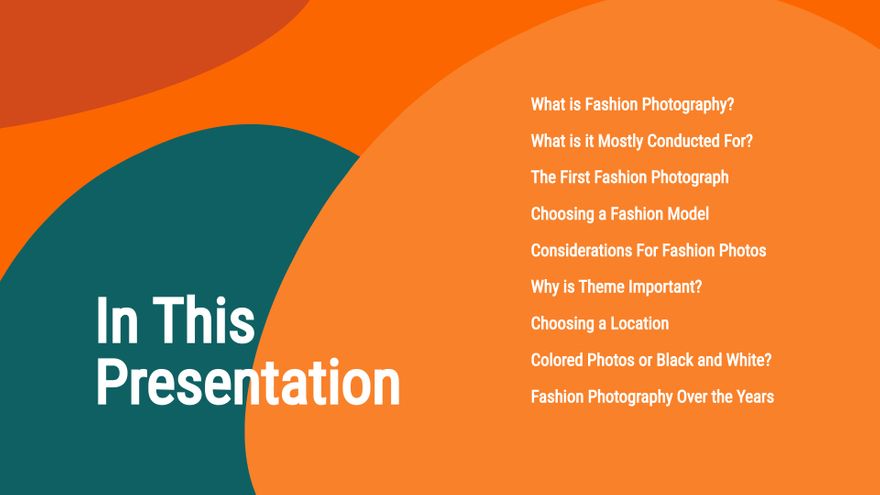 Free Fashion Photography Presentation Template to Edit Online