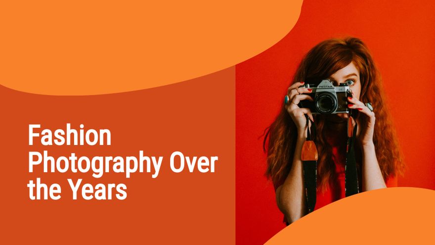 Free Fashion Photography Presentation Template to Edit Online