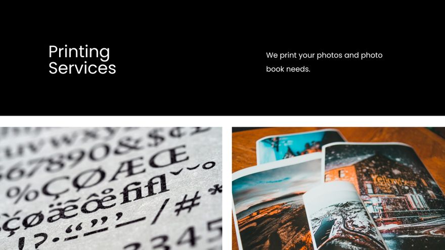 Free Photo Collage Agency Presentation Template to Edit Online Free Photo Collage Agency Presentation Template to Edit Online