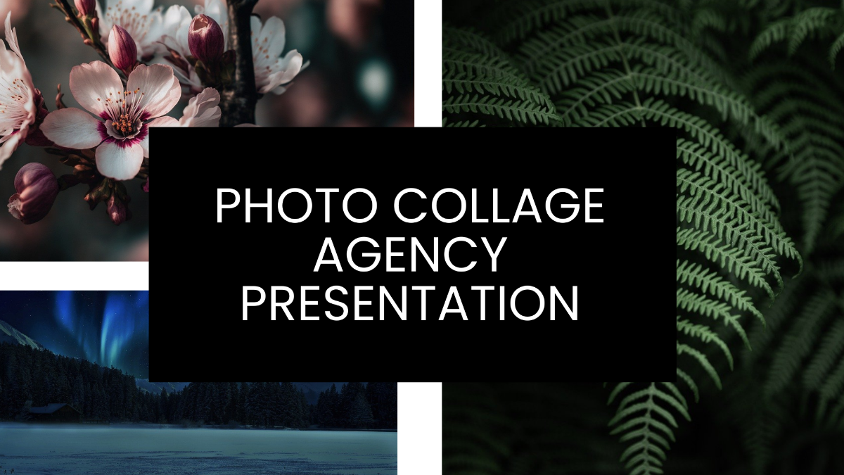 Photo Collage Agency Presentation Template